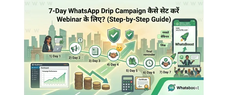 Com crear una campanya de drip de WhatsApp de 7 dies per a webinars: guia pas a pas