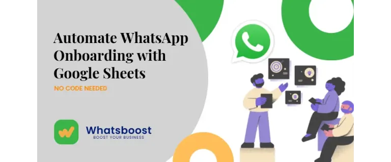 Onboarding de WhatsApp automàtic amb Google Sheets: sense codi ni API