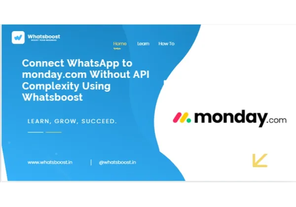 Integra WhatsApp a monday.com en menys de 2 minuts sense codificar