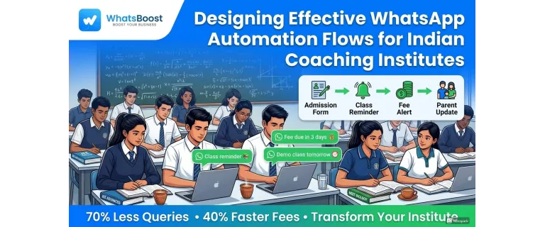 Com dissenyar fluxos d’automatització de WhatsApp que transformen els centres de formació índies