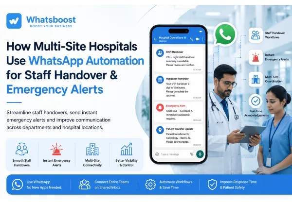 Automatización de WhatsApp en hospitales multi-sede: traspasos y alertas