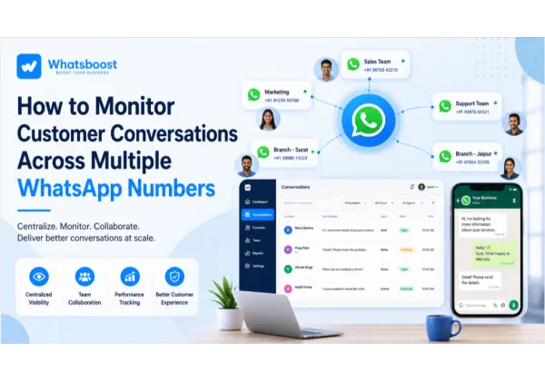 Cómo monitorizar conversaciones de clientes en múltiples números de WhatsApp