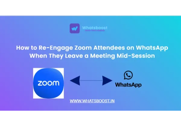 Recupera participants de Zoom en temps real amb WhatsApp