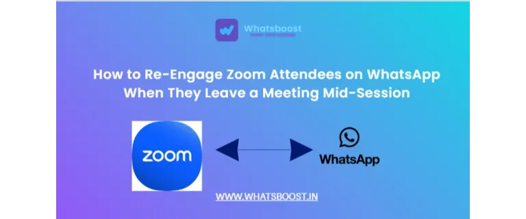 Recupera participants de Zoom en temps real amb WhatsApp