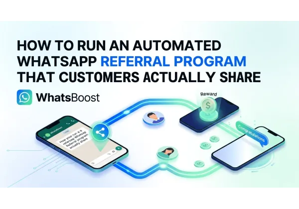 Com crear un programa de referits per WhatsApp que els clients comparteixin de debò