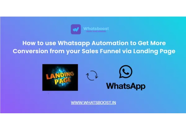 Automatització de WhatsApp: Converteix més visitants de la teva pàgina de captació en clients