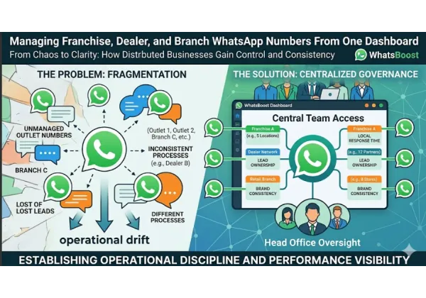 Managing Franchise, Dealer, and Branch WhatsApp Numbers From One Dashboard