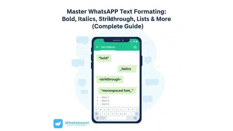 Domina la formatació de textos a WhatsApp: negreta, cursiva, tachat i llistes – Guia completa