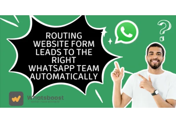 Enrutament automàtic de leads: connecta directament el teu formulari amb l’equip de WhatsApp perfecte