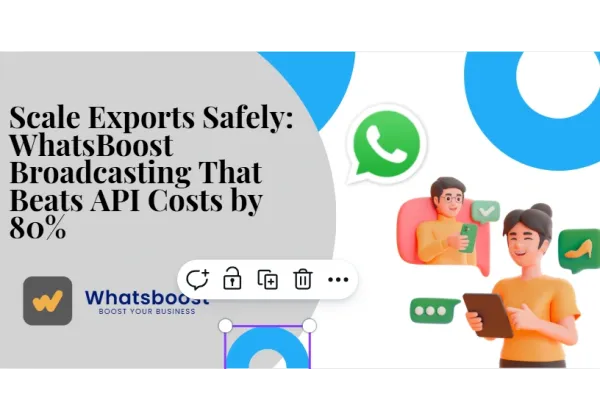 Exporta amb Seguretat: Com el Broadcasting de WhatsApp Redueix els Costos en un 80%