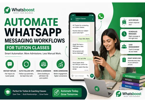 WhatsApp Automation for Tuition Classes: A Complete Workflow Guide