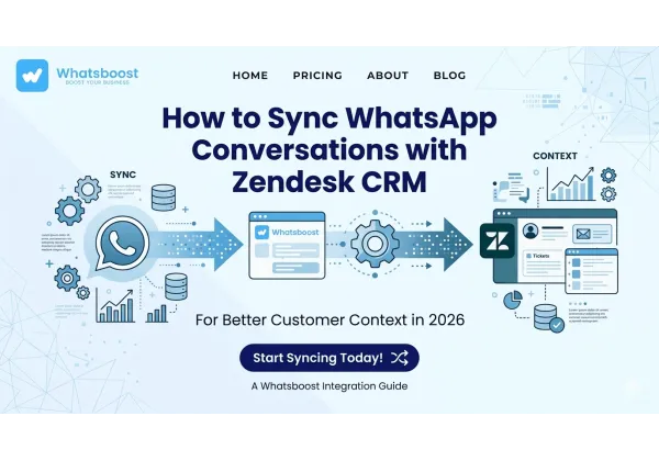 Unify Your Support: Sync WhatsApp Conversations to Zendesk CRM