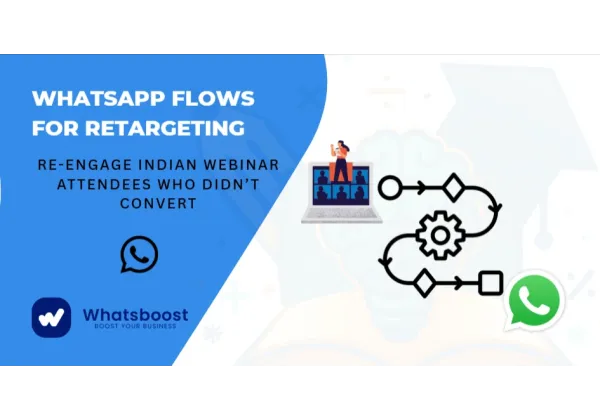 Reengage als participants indios de webinar amb fluxos de WhatsApp: Converteix la segona oportunitat
