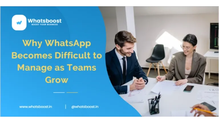 Per què WhatsApp es torna ingestionable quan el teu equip creix?