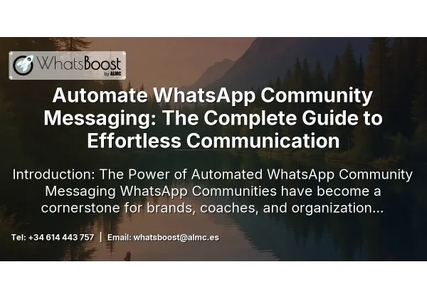 Automate WhatsApp Community Messaging: The Complete Guide to Effortless Communication