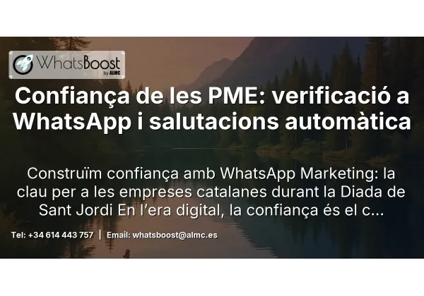 Confiança de les PME: verificació a WhatsApp i salutacions automàtica