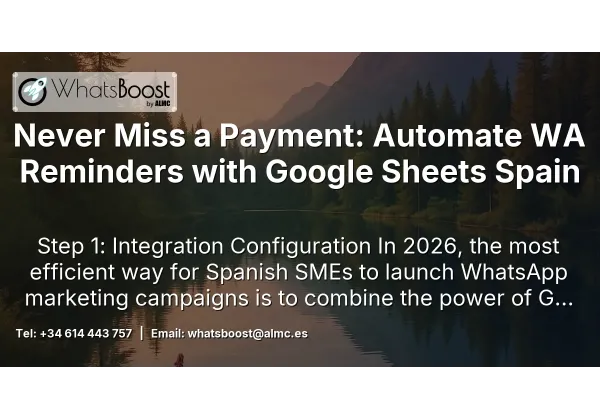 Never Miss a Payment: Automate WA Reminders with Google Sheets Spain