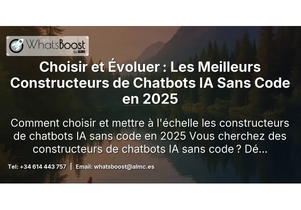 Choisir et Évoluer : Les Meilleurs Constructeurs de Chatbots IA Sans Code en 2025