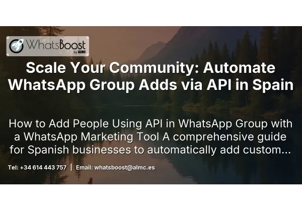 Scale Your Community: Automate WhatsApp Group Adds via API in Spain