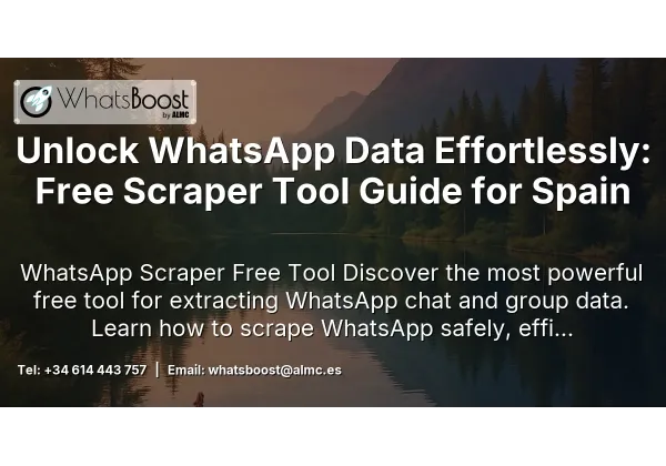 Unlock WhatsApp Data Effortlessly: Free Scraper Tool Guide for Spain