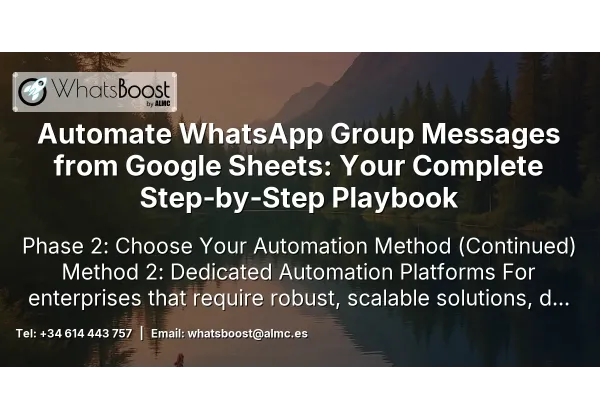 Automate WhatsApp Group Messages from Google Sheets: Your Complete Step‑by‑Step Playbook