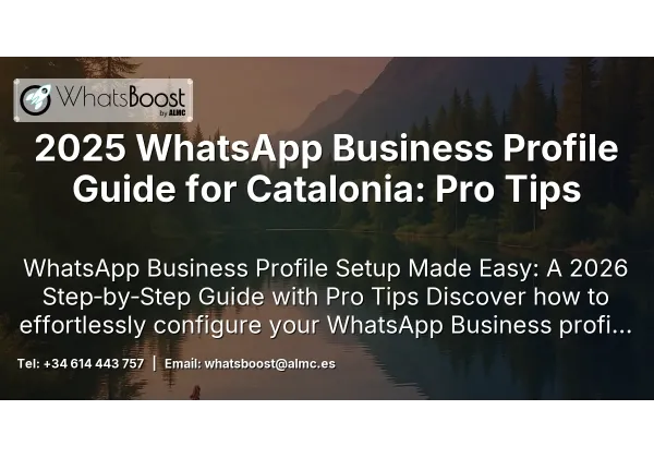 2025 WhatsApp Business Profile Guide for Catalonia: Pro Tips