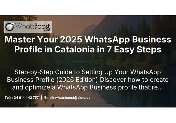Master Your 2025 WhatsApp Business Profile in Catalonia in 7 Easy Steps