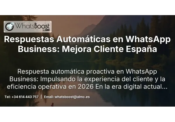 Respuestas Automáticas en WhatsApp Business: Mejora Cliente España