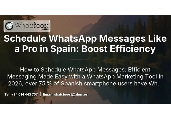 Schedule WhatsApp Messages Like a Pro in Spain: Boost Efficiency