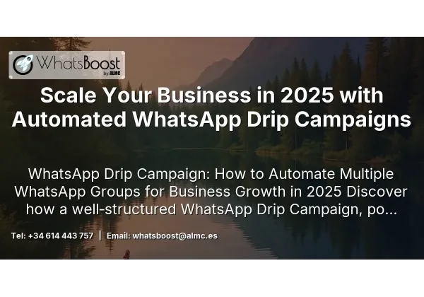 Scale Your Business in 2025 with Automated WhatsApp Drip Campaigns