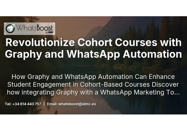 Revolutionize Cohort Courses with Graphy and WhatsApp Automation