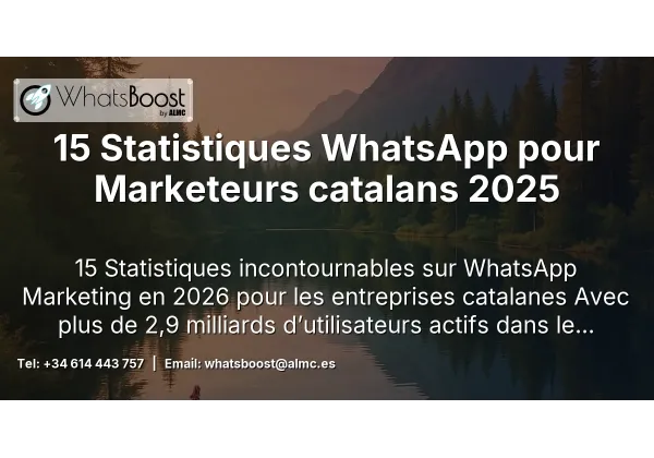 15 Statistiques WhatsApp pour Marketeurs catalans 2025