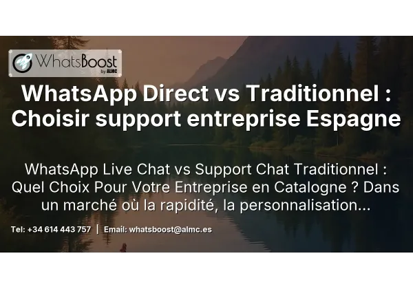 WhatsApp Direct vs Traditionnel : Choisir support entreprise Espagne