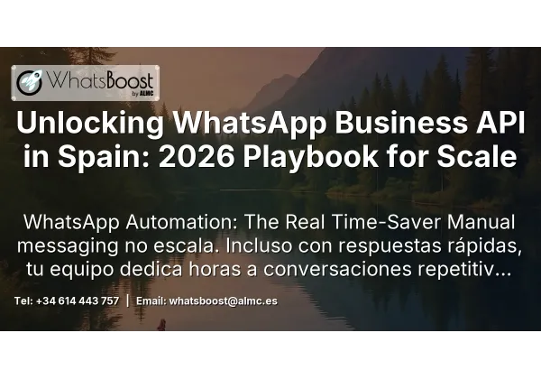 Unlocking WhatsApp Business API in Spain: 2026 Playbook for Scale