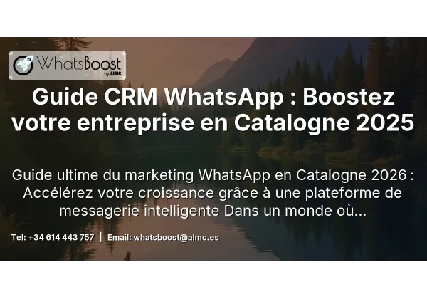 Guide CRM WhatsApp : Boostez votre entreprise en Catalogne 2025