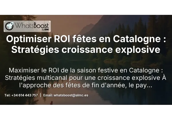 Optimiser ROI fêtes en Catalogne : Stratégies croissance explosive