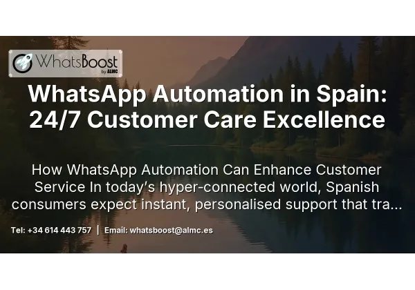 WhatsApp Automation in Spain: 24/7 Customer Care Excellence