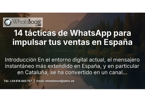 14 tácticas de WhatsApp para impulsar tus ventas en España