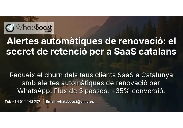 Alertes automàtiques de renovació: el secret de retenció per a SaaS catalans