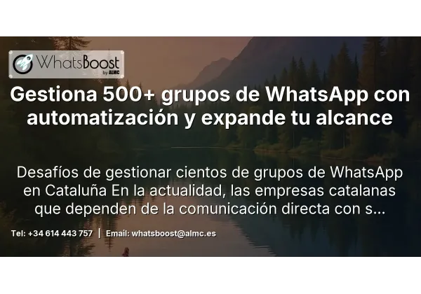 Gestiona 500+ grupos de WhatsApp con automatización y expande tu alcance
