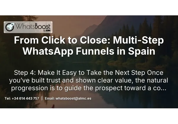 From Click to Close: Multi‑Step WhatsApp Funnels in Spain
