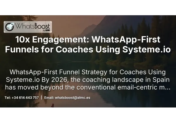 10x Engagement: WhatsApp-First Funnels for Coaches Using Systeme.io