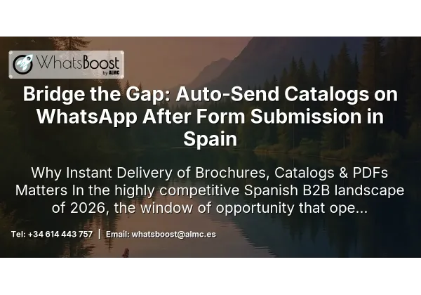 Bridge the Gap: Auto‑Send Catalogs on WhatsApp After Form Submission in Spain