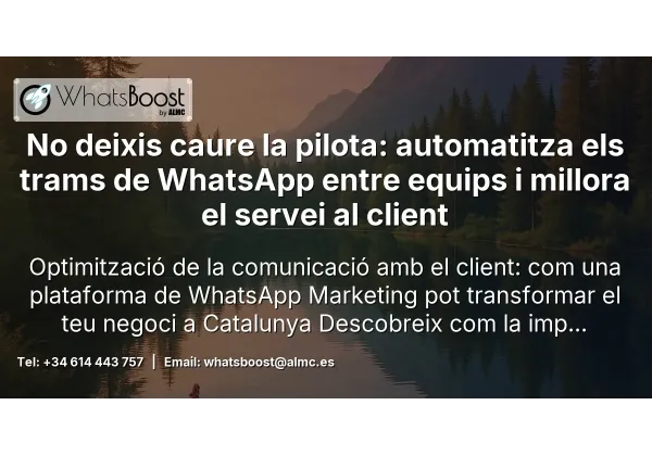 No deixis caure la pilota: automatitza els trams de WhatsApp entre equips i millora el servei al client