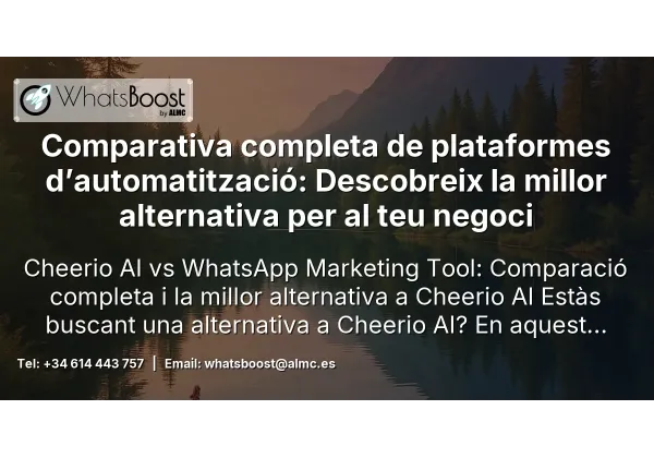 Comparativa completa de plataformes d’automatització: Descobreix la millor alternativa per al teu negoci