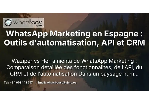 WhatsApp Marketing en Espagne : Outils d'automatisation, API et CRM