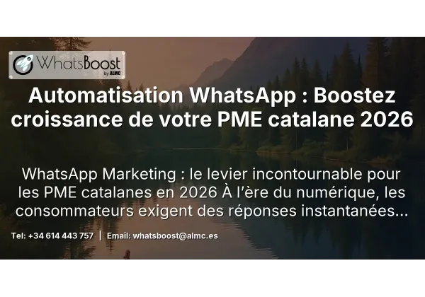 Automatisation WhatsApp : Boostez croissance de votre PME catalane 2026