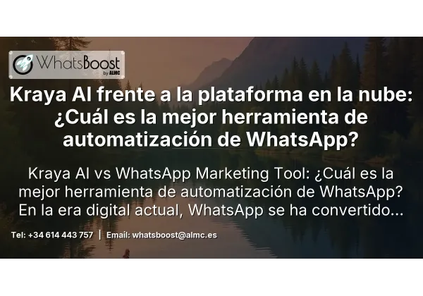 Kraya AI frente a la plataforma en la nube: ¿Cuál es la mejor herramienta de automatización de WhatsApp?