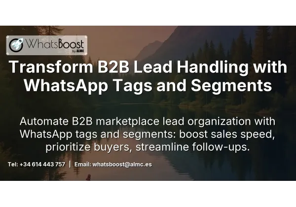 Transform B2B Lead Handling with WhatsApp Tags and Segments