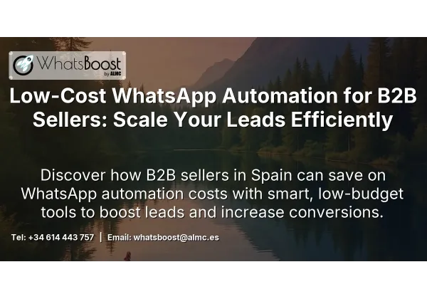 Low-Cost WhatsApp Automation for B2B Sellers: Scale Your Leads Efficiently